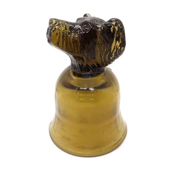 Vintage Avon Chesapeake Jigger Candle Amber Glass 1 3/4 in. NOS - Picture 1 of 5